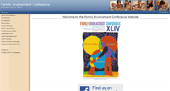 Desktop Screenshot of familyinvolvementconference.com