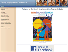 Tablet Screenshot of familyinvolvementconference.com